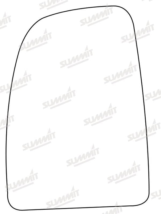 Summit Heated Base Plate With Commercial Mirror Glass fits Fiat Ducato, Cit Jumper / Relay, Peugeot Boxer LHS Summit - Dynamic Drive