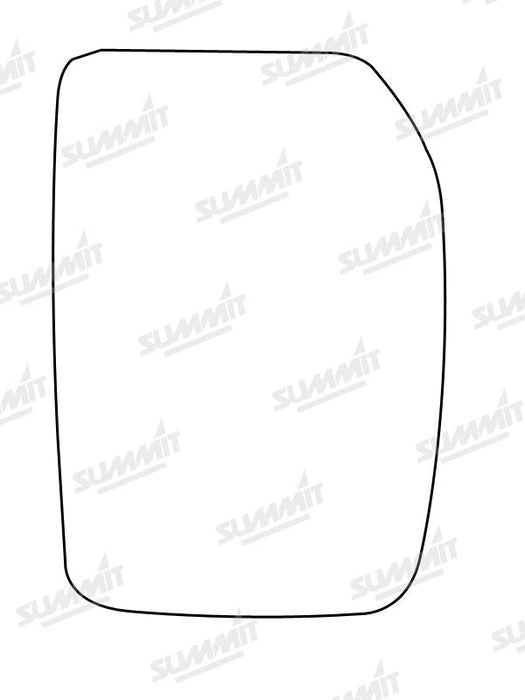 Summit Stick-On Commercial Mirror Glass fits Ford Transit Mk6 RHS Summit - Dynamic Drive