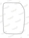 Summit Stick-On Commercial Mirror Glass fits Ford Transit Mk6 RHS Summit - Dynamic Drive