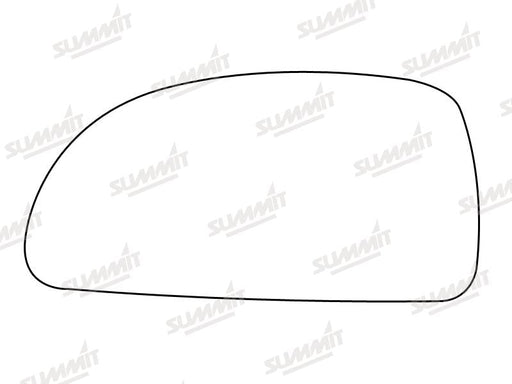 Summit Stick-On Standard Mirror Glass fits Toyota MR2 LHS Summit - Dynamic Drive