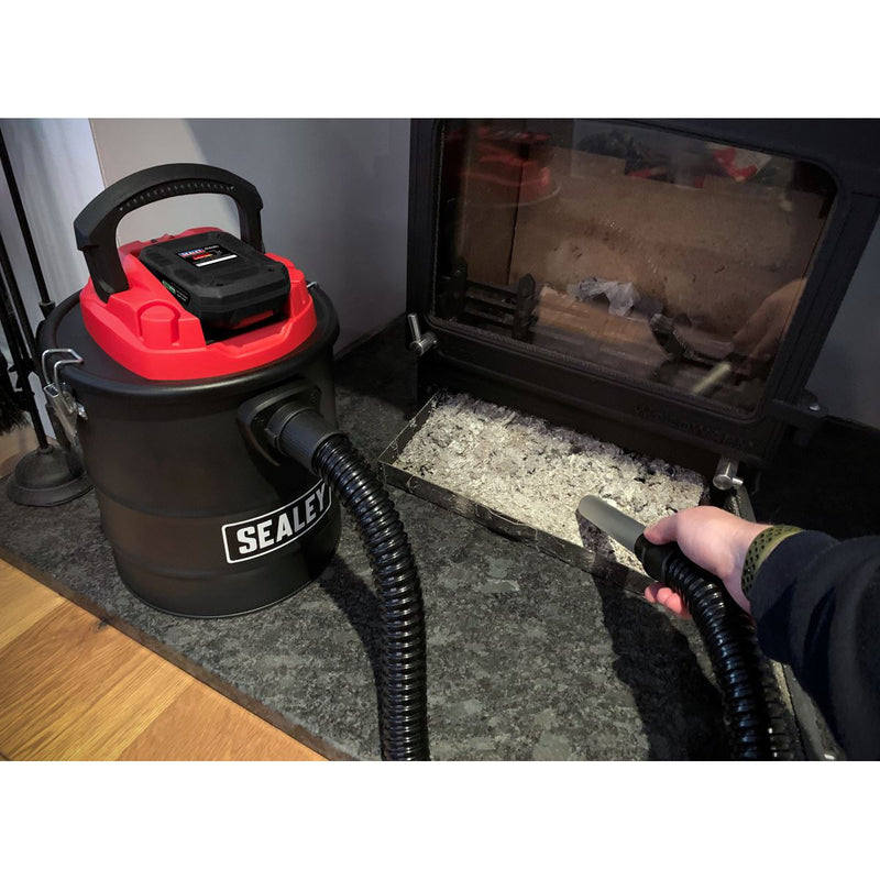 Sealey Handheld Ash Vacuum Cleaner 20V SV20 Series 15L CP20VAV Sealey - Dynamic Drive