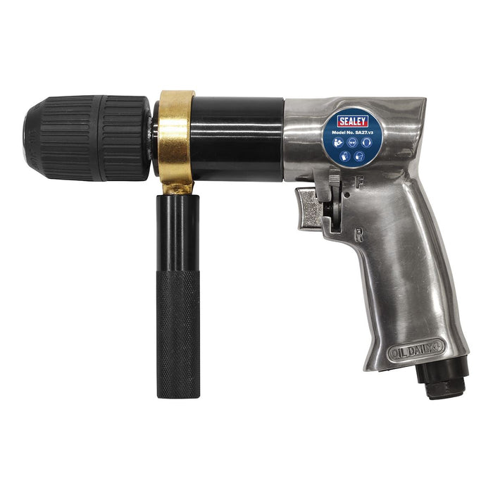 Sealey Air Drill 13mm 700rpm Reversible Keyless Chuck SA27 Sealey  - Dynamic Drive