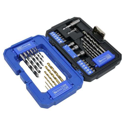 Sealey Drill & Bit Accessory Set 35pc AK3735 Sealey - Dynamic Drive