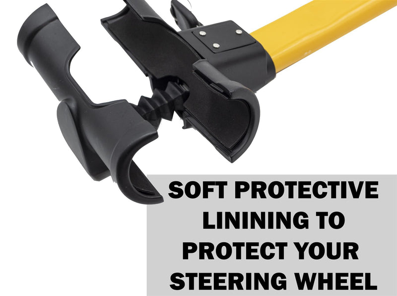 ZEKER SWL200 T-Bar Steering Wheel Heavy Duty Locking Mechanism Simply - Dynamic Drive