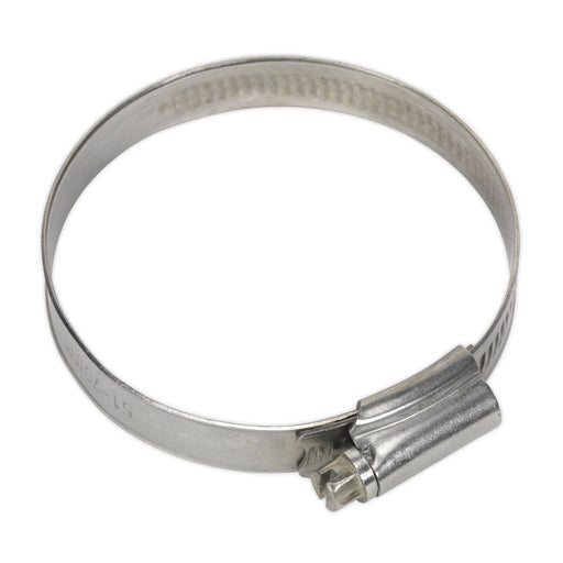 Sealey Hose Clip Stainless Steel 51-70mm Pack of 10 SHCSS2 Sealey  - Dynamic Drive