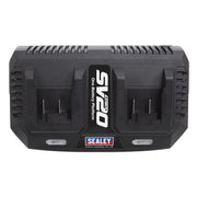 Sealey Dual Battery Charger 20V SV20 Series Lithium-ion CP20VMC2 Sealey - Dynamic Drive