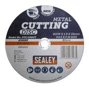 Sealey Cutting Disc230 x 2mm22mm Bore PTC/230CT Sealey - Dynamic Drive
