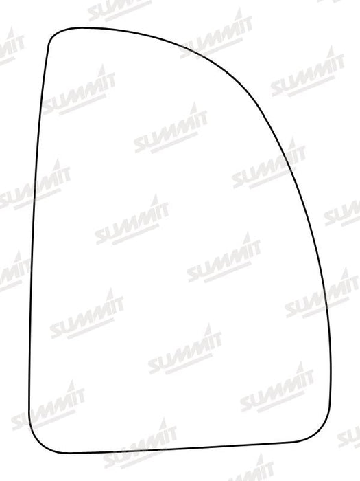 Summit Stick-On Standard Mirror Glass fits Citroen Jumper Ducato RHS Summit - Dynamic Drive