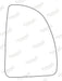 Summit Stick-On Standard Mirror Glass fits Citroen Jumper Ducato RHS Summit - Dynamic Drive