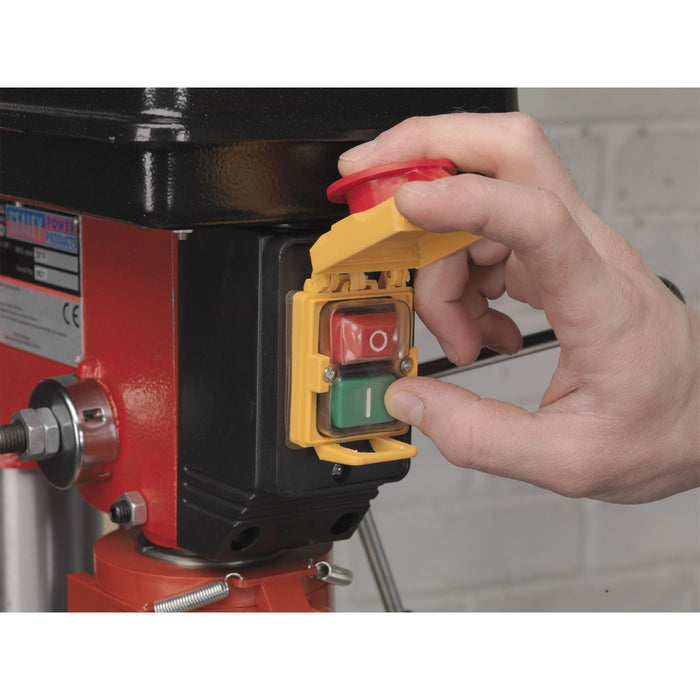 Sealey Pillar Drill Floor 12-Speed 1500mm Height 370W/230V GDM140F Sealey - Dynamic Drive