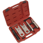 Sealey Ball Joint Splitter Hydraulic & Manual 9pc Commercial VS3814 Sealey - Dynamic Drive
