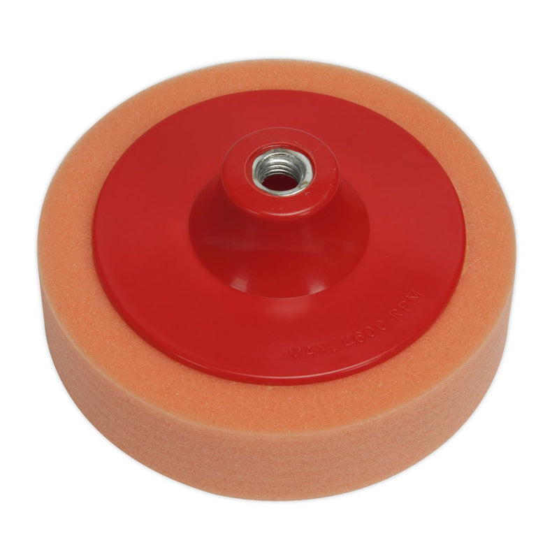 Sealey Buffing & Polishing Foam Head 150 x 50mm M14 x 2mm - Medium PTC150CHM Sealey  - Dynamic Drive