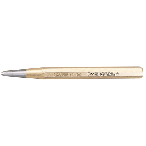 Draper Octagonal Centre Punch, 5 x 150mm 51778 Draper - Dynamic Drive
