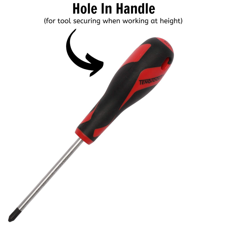 Teng Tools PH Screwdriver PH2 x 100mm L Teng Tools - Dynamic Drive