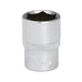 Sealey WallDrive Socket 13mm 1/4"Sq Drive Fully Polished SP1413 Sealey - Dynamic Drive