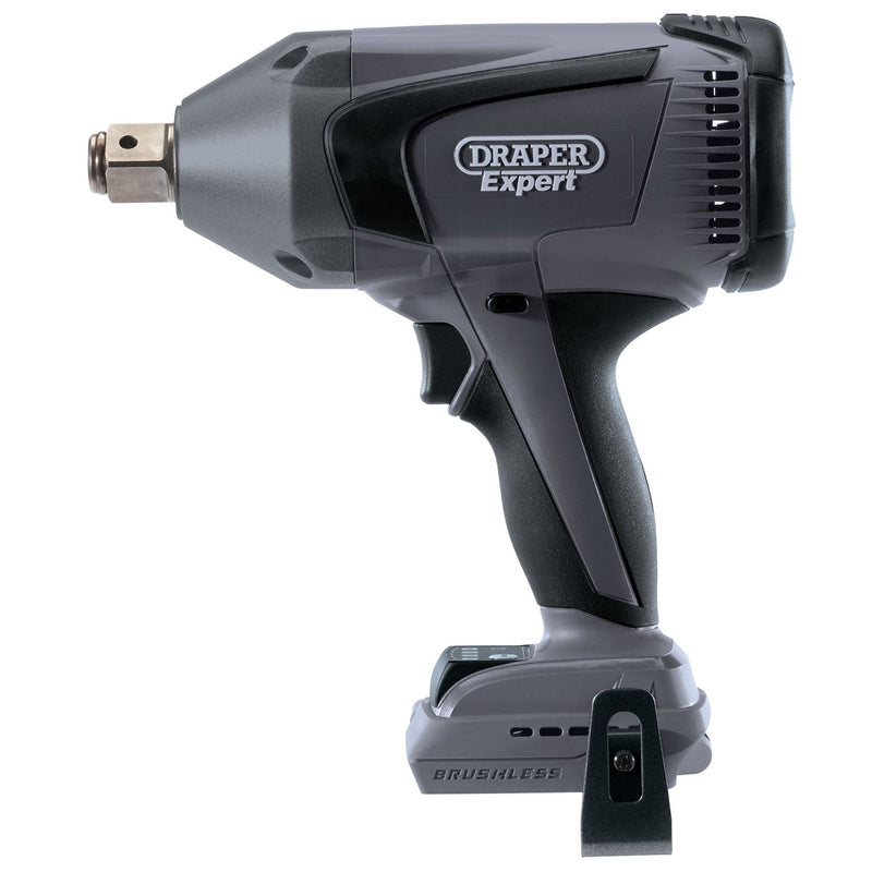 Draper XP20 20V Brushless Impact Wrench, 3/4" Sq. Dr., 1060Nm (Sold Bare) 79367 Draper - Dynamic Drive