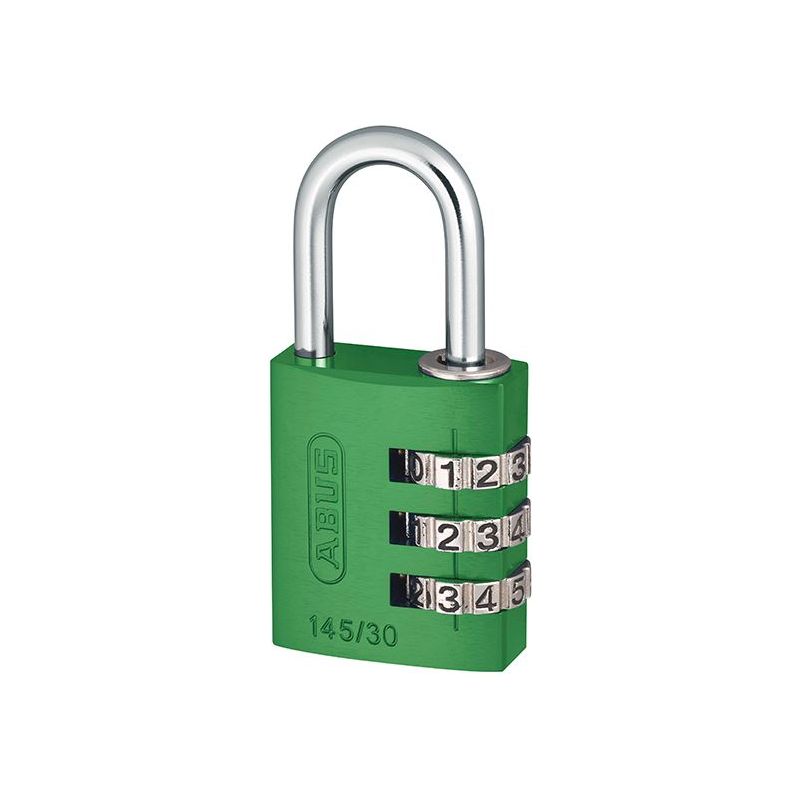 Abus Mechanical 145/30 30mm Aluminium Combination Padlock Green 46580 ABUS Mechanical - Dynamic Drive