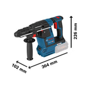 Bosch GBH 18V-26F SDS-Plus Rotary Hammer 18V 2 x 5.0Ah Li-ion Bosch - Dynamic Drive