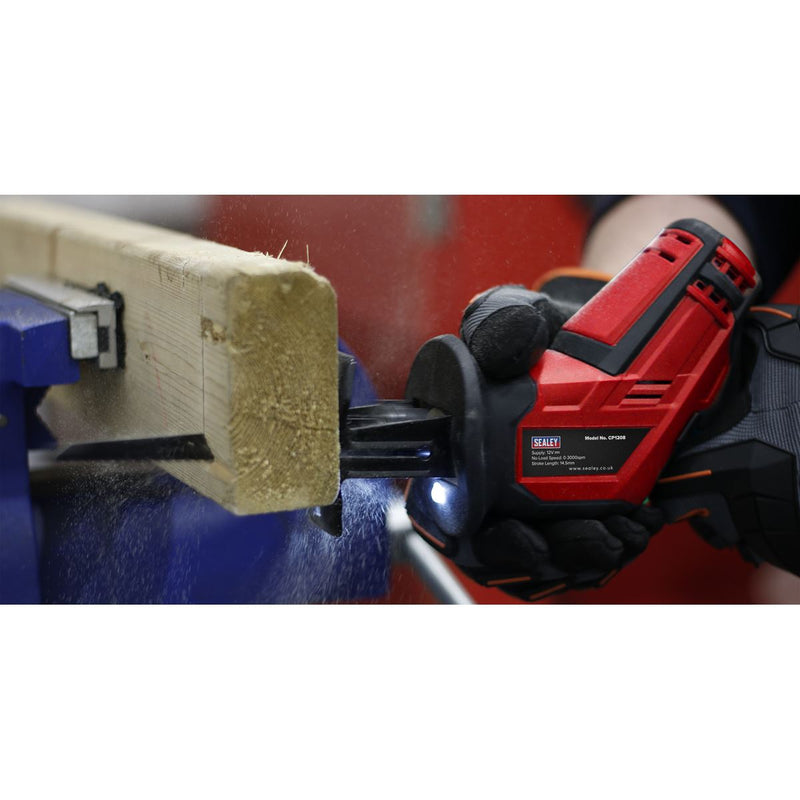 Sealey Cordless Reciprocating Saw 12V SV12 Series Body Only CP1208 Sealey - Dynamic Drive