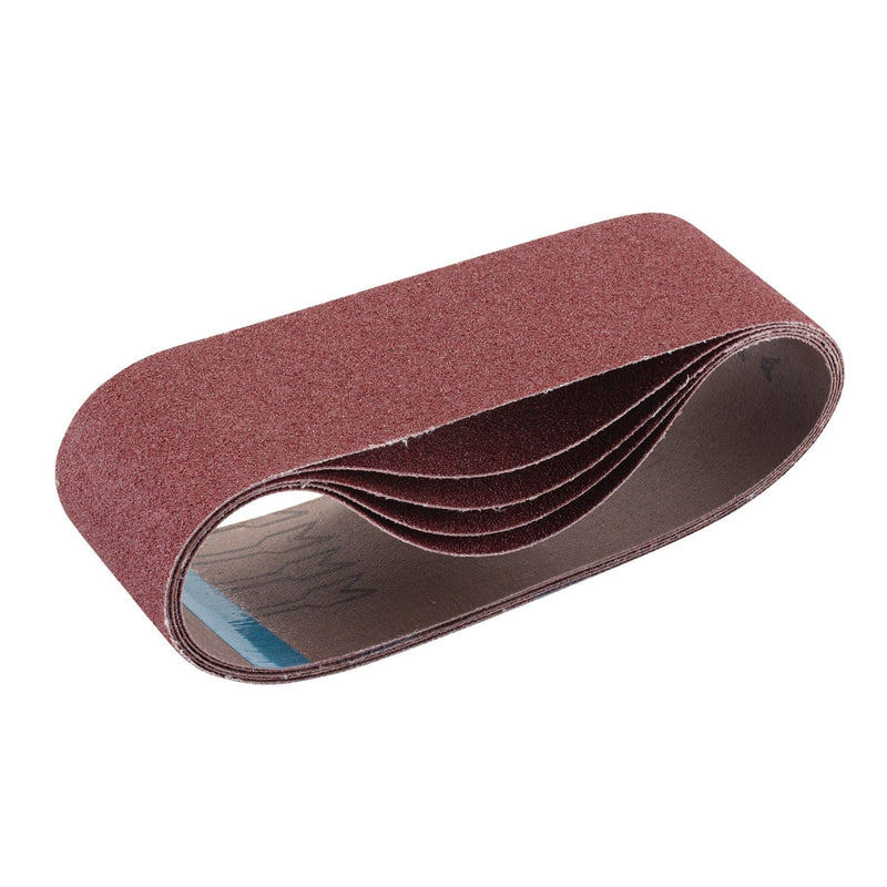Draper Cloth Sanding Belt, 75 x 533mm, 80 Grit (Pack of 5) 09239 Draper - Dynamic Drive