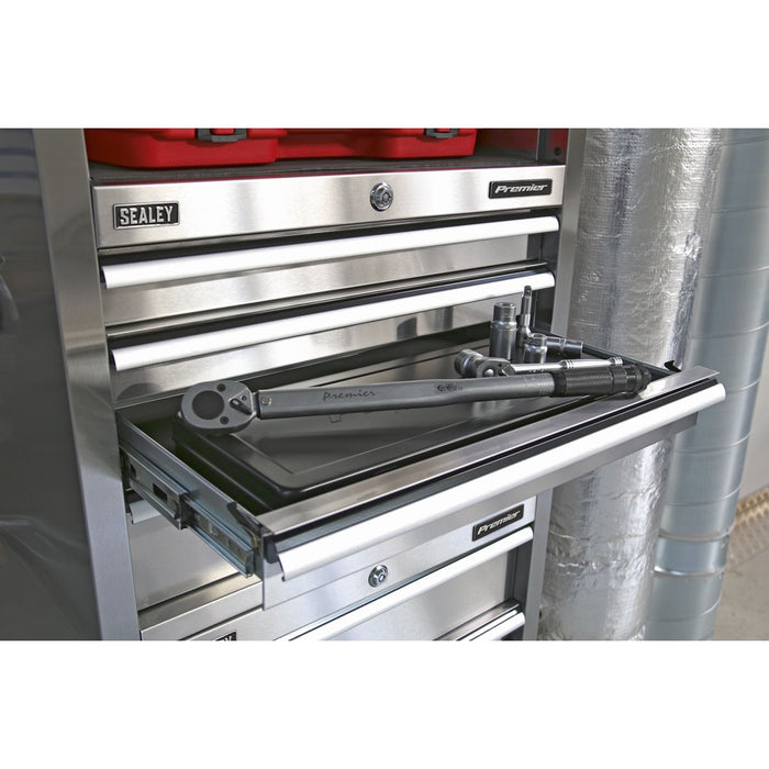 Sealey Topchest 4 Drawer 675mm Stainless Steel Heavy-Duty PTB66004SS Sealey - Dynamic Drive