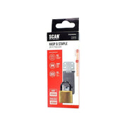 Scan Hasp and Staple 89mm + 40mm Padlock Scan - Dynamic Drive