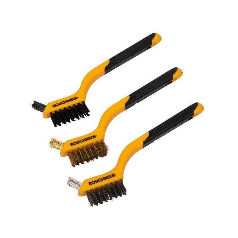 Roughneck Mini Wire Brush Set 3 Piece Roughneck - Dynamic Drive
