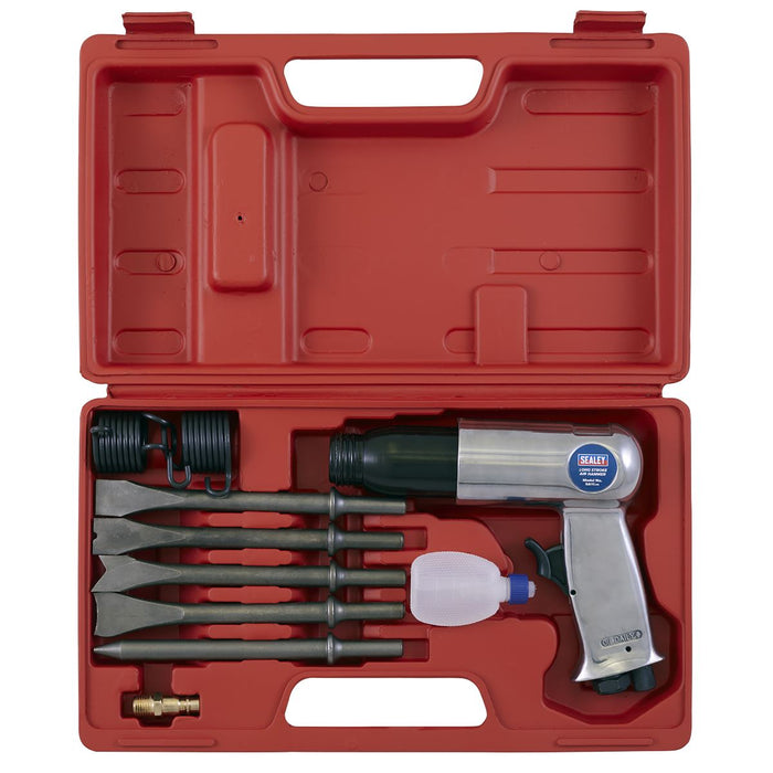 Sealey Air Hammer with Chisels Long Stroke SA11 Sealey - Dynamic Drive