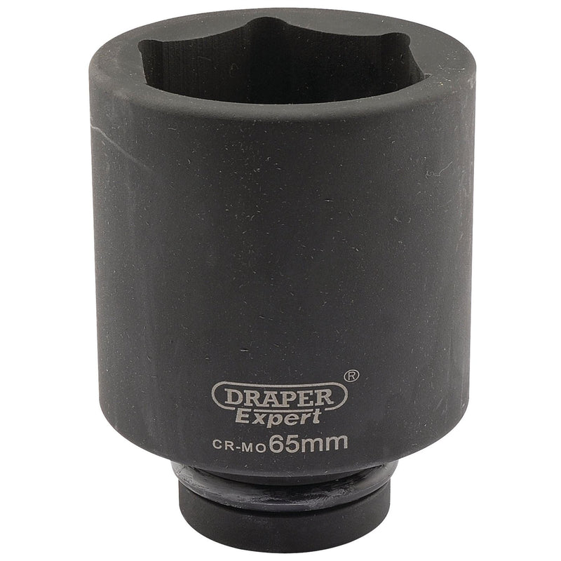 Draper Expert HI-TORQ 6 Point Deep Impact Socket, 1" Sq. Dr., 65mm Draper - Dynamic Drive
