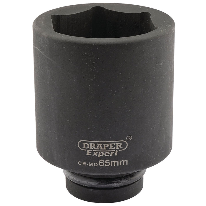 Draper Expert HI-TORQ 6 Point Deep Impact Socket, 1" Sq. Dr., 65mm Draper - Dynamic Drive
