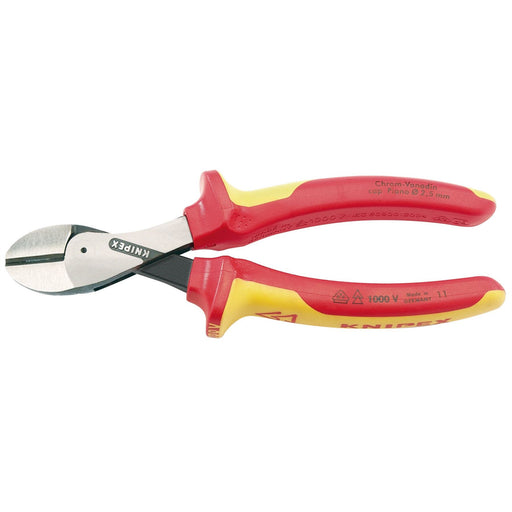 Draper Knipex 73 08 160UKSBE VDE Fully Insulated ' x Cut' High Leverage Diagonal Draper - Dynamic Drive
