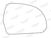 Summit Stick-On Standard Mirror Glass fits Audi A3, A4, A5, A6 Skoda Octavia RHS Summit - Dynamic Drive