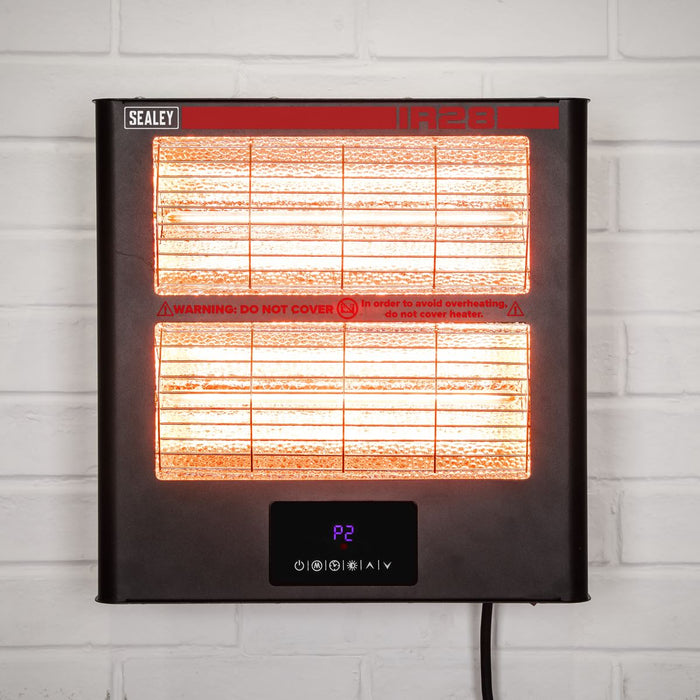 Sealey Wall Mounting Infrared Quartz Heater 2.8kW/230V IR28 Sealey - Dynamic Drive