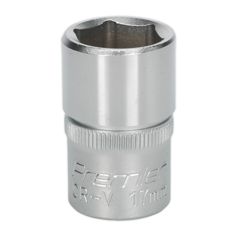 Sealey WallDrive Socket 17mm 1/2"Sq Drive S1217 Sealey - Dynamic Drive