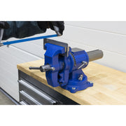 Sealey Vice Cast Iron Multifunction Swivel Base 150mm MFV150 Sealey - Dynamic Drive