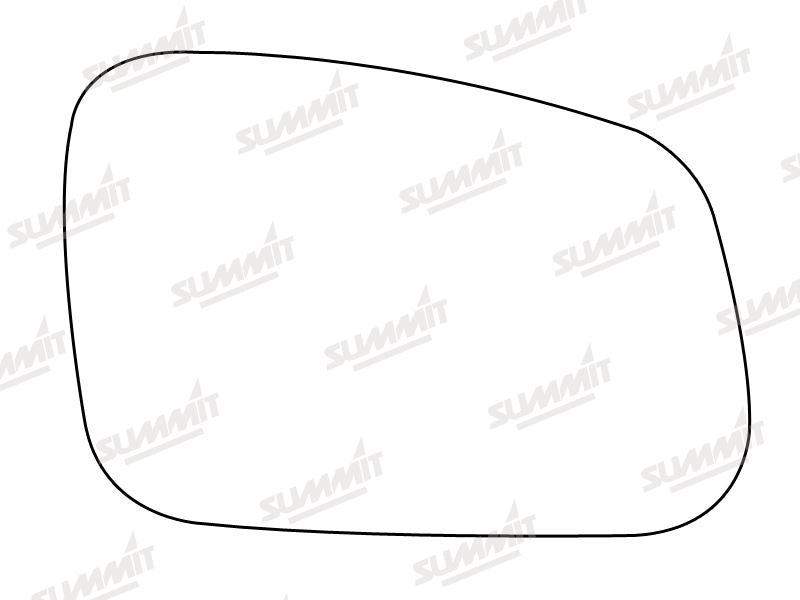 Summit Stick-On Standard Mirror Glass fits Rover Discovery 95 on RHS Summit - Dynamic Drive