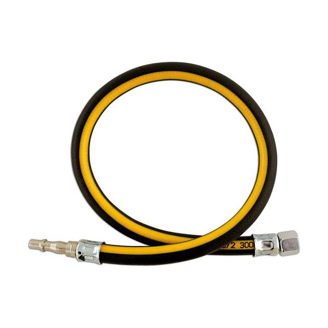 Connect Airline Whip Hose 1/4" with Fittings 0.6m 33041 Tool Connection - Dynamic Drive