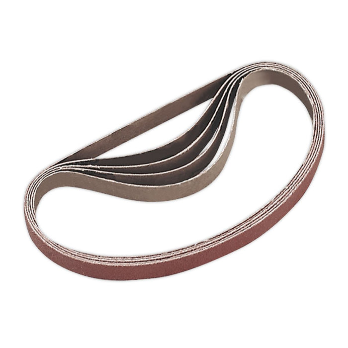 Sealey Sanding Belt 10 x 330mm 100Grit Pack of 5 SA35/B100G Sealey - Dynamic Drive