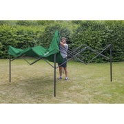 Dellonda 2x2m Pop-Up Gazebo Heavy Duty with Carry Bag - Dark Green Dellonda - Dynamic Drive
