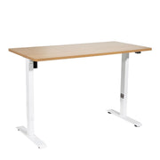 Dellonda Single Motor Adjustable-Height Electric Sit/Stand Desk - Oak Desktop Dellonda - Dynamic Drive