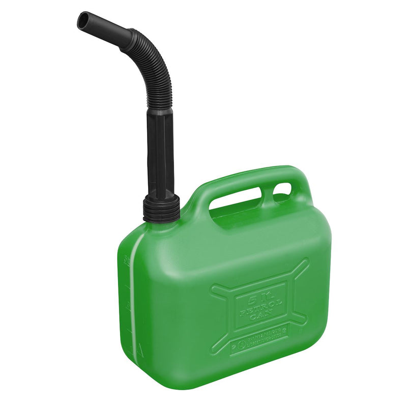 Sealey Fuel Can 5L Green JC5G Sealey - Dynamic Drive