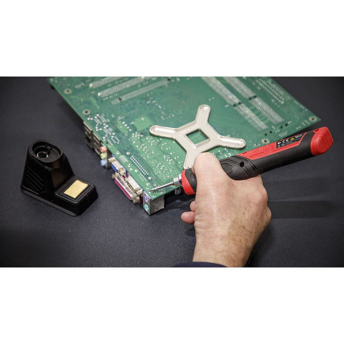 Sealey Soldering Iron Rechargeable 8W Lithium-ion SDL7 Sealey - Dynamic Drive