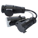 Draper 13-Pin Euro to 7-Pin N-Type/7-Pin S-Type Converter 99661 Draper - Dynamic Drive