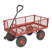 Sealey Platform Truck with Removable Sides Pneumatic Tyres 200kg Capacity CST997 Sealey - Dynamic Drive