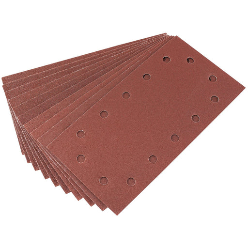 Draper Assorted Aluminium Oxide Sanding Sheets, 115 x 227mm (Pack of 10) 92296 Draper - Dynamic Drive