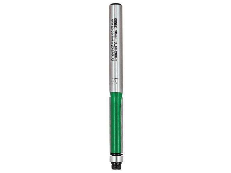 Trend C168 x 1/4TC Guided Trimmer 6.35 x 25.4mm Trend - Dynamic Drive