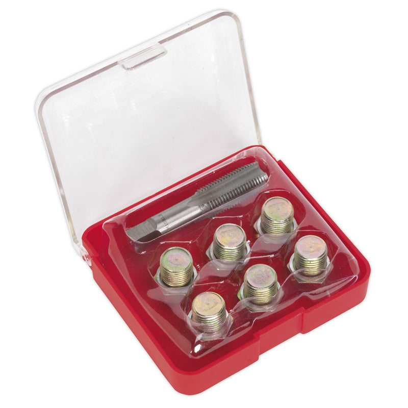 Sealey Oil Drain Plug Thread Repair Set M15 VS615 Sealey - Dynamic Drive