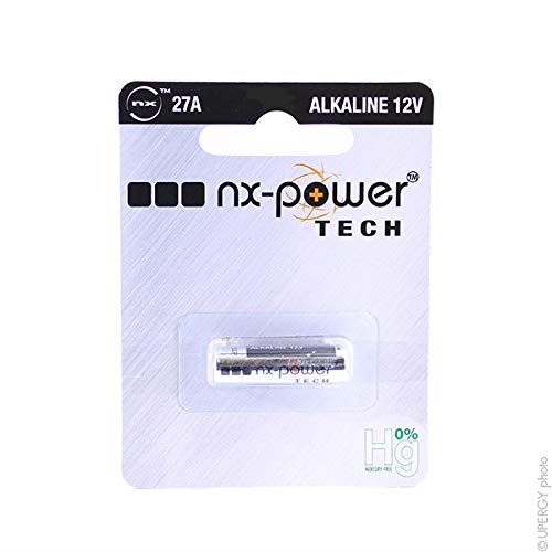 NX - Alkaline battery (blister) x1 NX 27A - 0% Hg 12V 21mAh - Blister x 1 NX - Dynamic Drive