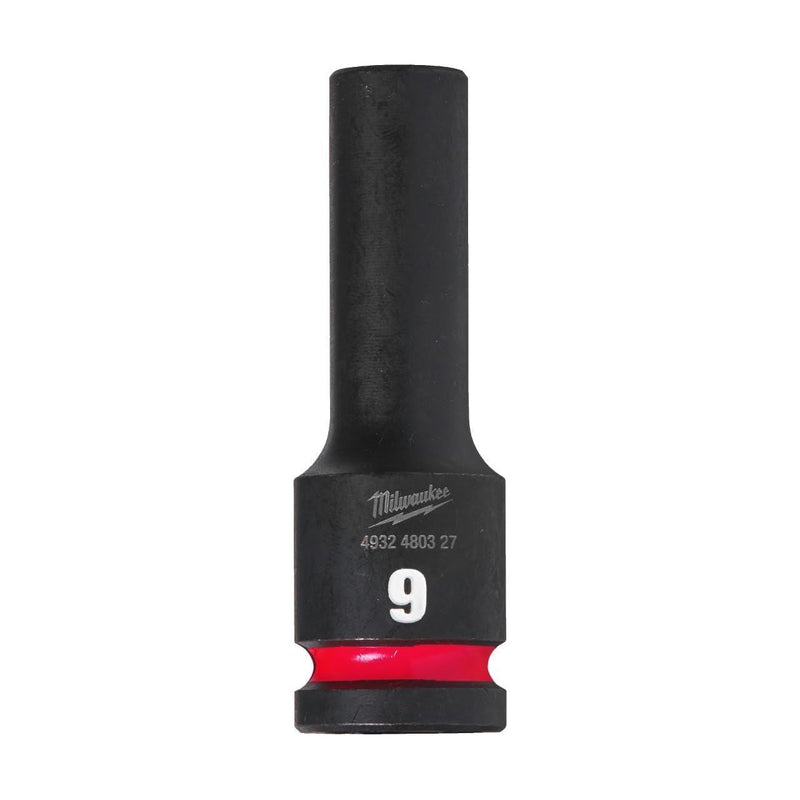 Milwaukee Hex Socket Shw 1/2 Deep 9Mm-1Pc 4932480327 Milwaukee - Dynamic Drive