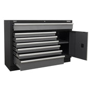 Sealey Modular 7 Drawer Floor Cabinet 1360mm APMS64 Sealey - Dynamic Drive